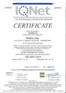 ISO 9001.2015 - IQNET Persol